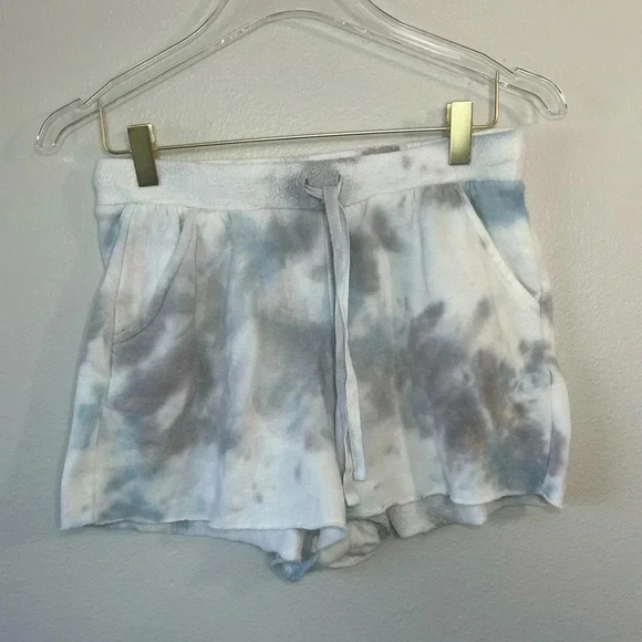 Free People Kelly Washed Sweatshirt and shorts Set Ocean, Size extra small XS - Picture 11 of 14
